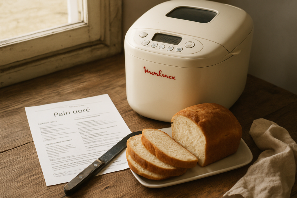 Recette Moulinex Pain Doré PDF en Français – Téléchargement Gratuit (Notice & Recettes)