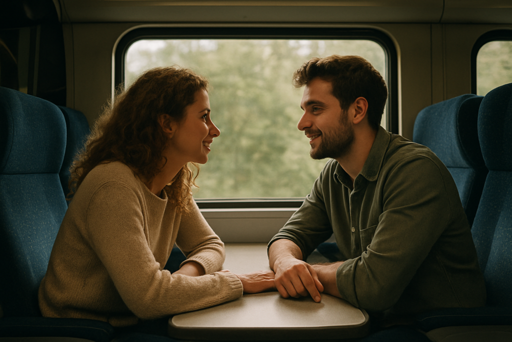 Rencontre dans le train : 1 célibataire sur 4 rêve d’y trouver l’amour, et vous ?
